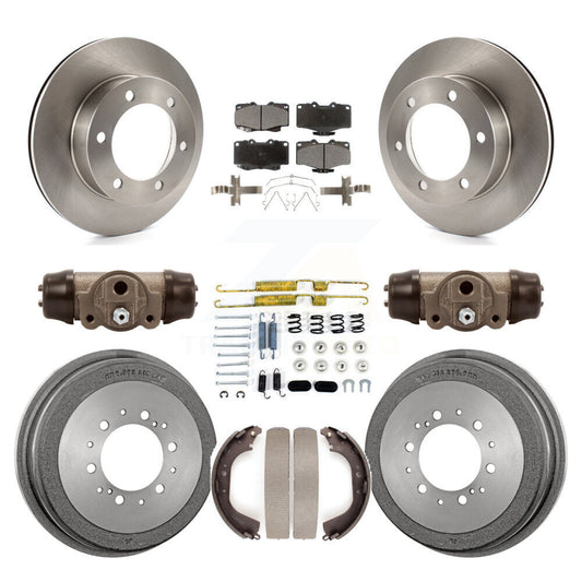 [Avant + Arrière] Kit de Disque et plaquette (céramique) de frein pour 1995-1998 Toyota Tacoma 4WD K8T-102326