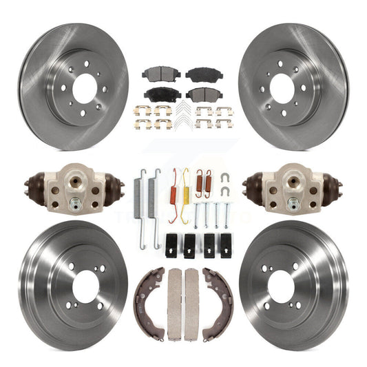 [Avant + Arrière] Kit de Disque et plaquette (céramique) de frein pour 2015-2019 Honda Fit K8T-102335