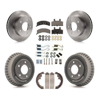 [Avant + Arrière] Kit de Disque et plaquette (céramique) de frein pour 1990-2002 Chevrolet Astro GMC Safari AWD K8T-102345