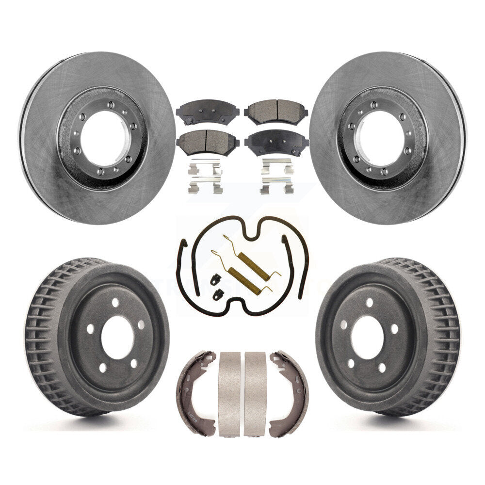 [Avant + Arrière] Kit de Disque et plaquette (céramique) de frein pour Buick Century Chevrolet Venture Pontiac Montana Oldsmobile Silhouette Trans Sport K8T-102352