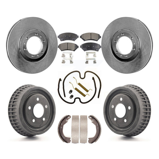 [Avant + Arrière] Kit de Disque et plaquette (céramique) de frein pour Buick Century Chevrolet Venture Pontiac Montana Oldsmobile Silhouette Trans Sport K8T-102352