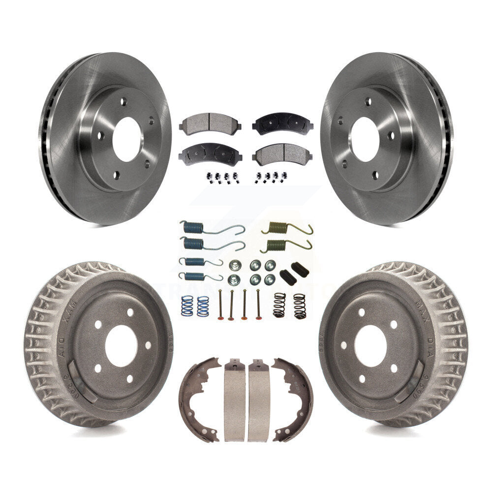 [Avant + Arrière] Kit de Disque et plaquette (céramique) de frein pour 1998-2003 Chevrolet S10 4WD avec rear brakes K8T-102354
