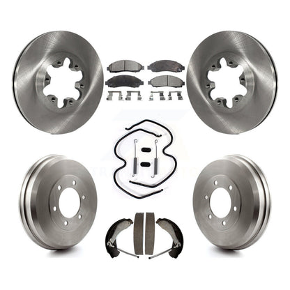 [Avant + Arrière] Kit de Disque et plaquette (céramique) de frein pour Chevrolet Colorado GMC Canyon Isuzu i-290 i-280 i-370 i-350 K8T-102362