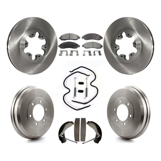 [Avant + Arrière] Kit de Disque et plaquette (céramique) de frein pour Chevrolet Colorado GMC Canyon Isuzu i-290 i-280 i-370 i-350 K8T-102362