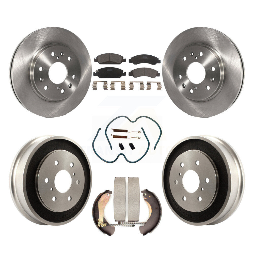 [Avant + Arrière] Kit de Disque et plaquette (céramique) de frein pour Chevrolet Silverado 1500 GMC Sierra Classic K8T-102364