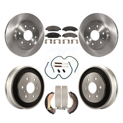 [Avant + Arrière] Kit de Disque et plaquette (céramique) de frein pour Chevrolet Silverado 1500 GMC Sierra Classic K8T-102364