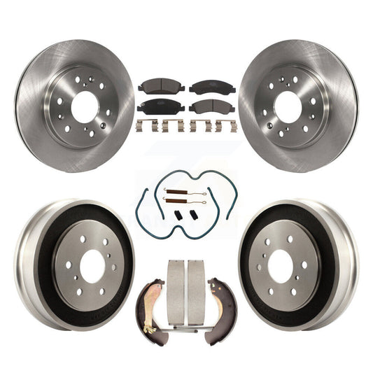 [Avant + Arrière] Kit de Disque et plaquette (céramique) de frein pour Chevrolet Silverado 1500 GMC Sierra Classic K8T-102364