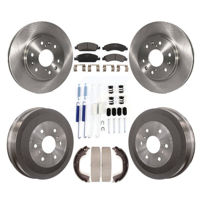 [Avant + Arrière] Kit de Disque et plaquette (céramique) de frein pour Chevrolet Silverado 1500 GMC Sierra K8T-102365