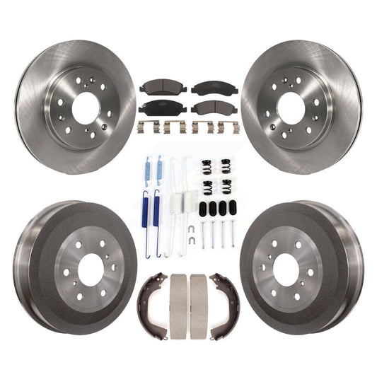 [Avant + Arrière] Kit de Disque et plaquette (céramique) de frein pour Chevrolet Silverado 1500 GMC Sierra K8T-102365