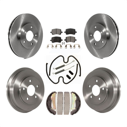 [Avant + Arrière] Kit de Disque et plaquette (céramique) de frein pour 2009 Chevrolet HHR LT Panel LS K8T-102369 par Transit Auto