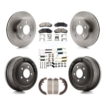[Avant + Arrière] Kit de Disque et plaquette (céramique) de frein pour Ford Ranger Mazda B3000 B4000 avec 10" Diameter 4WD K8T-102382