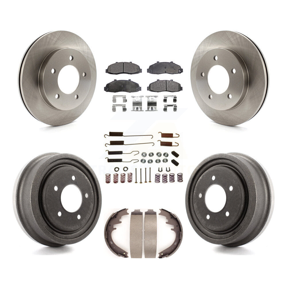 [Avant + Arrière] Kit de Disque et plaquette (céramique) de frein pour Ford F-150 4WD K8T-102384