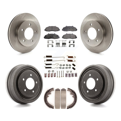 [Avant + Arrière] Kit de Disque et plaquette (céramique) de frein pour Ford F-150 4WD K8T-102384