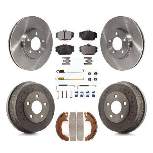 [Avant + Arrière] Kit de Disque et plaquette (céramique) de frein pour Ford Taurus Mercury Sable K8T-102386