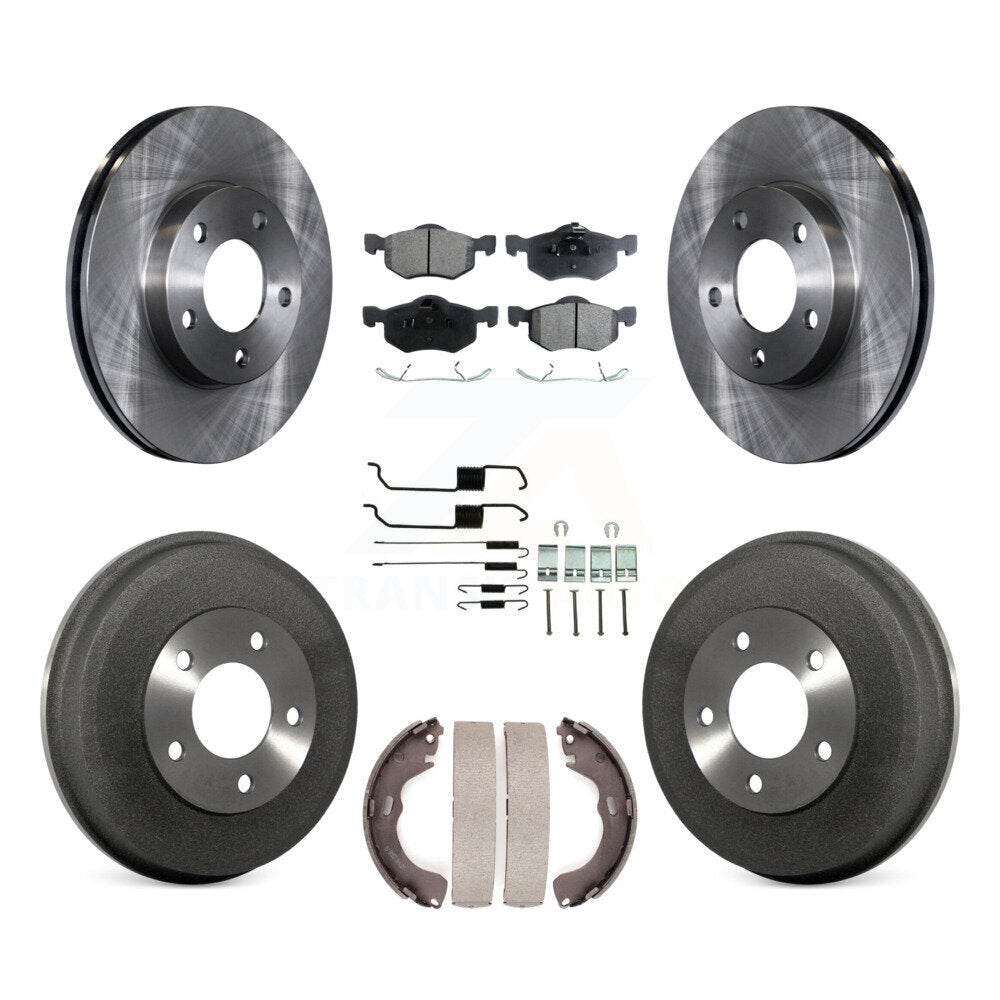 [Avant + Arrière] Kit de Disque et plaquette (céramique) de frein pour Ford Escape Mazda Tribute Mercury Mariner K8T-102388