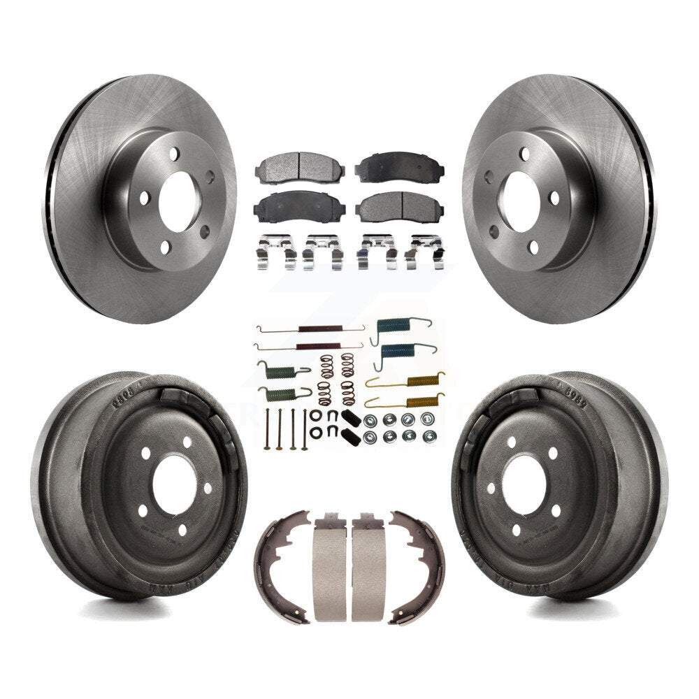 [Avant + Arrière] Kit de Disque et plaquette (céramique) de frein pour Ford Ranger Mazda B4000 avec 10" Diameter K8T-102389