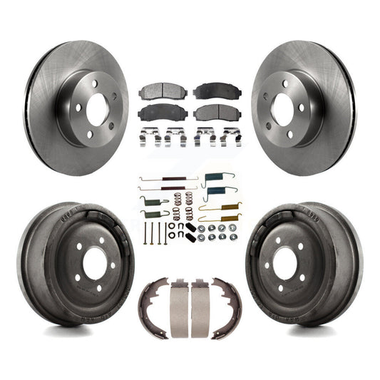 [Avant + Arrière] Kit de Disque et plaquette (céramique) de frein pour Ford Ranger Mazda B4000 avec 10" Diameter K8T-102389