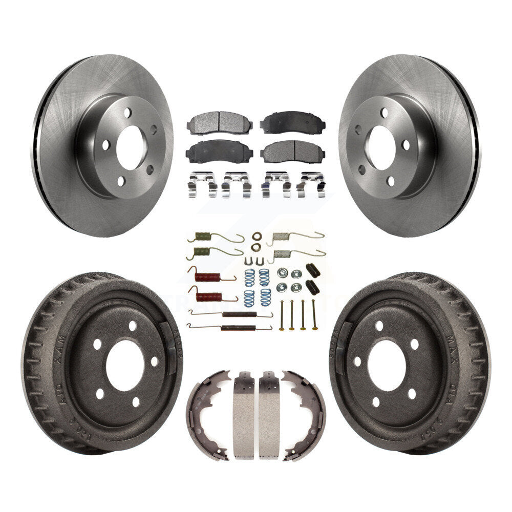 [Avant + Arrière] Kit de Disque et plaquette (céramique) de frein pour Ford Ranger Mazda B4000 avec 9" Diameter K8T-102390