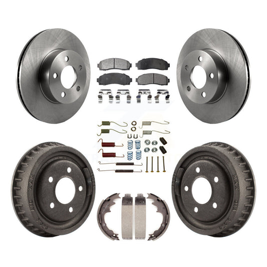 [Avant + Arrière] Kit de Disque et plaquette (céramique) de frein pour Ford Ranger Mazda B4000 avec 9" Diameter K8T-102390