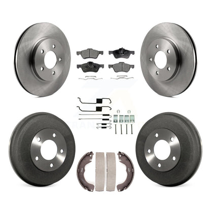 [Avant + Arrière] Kit de Disque et plaquette (céramique) de frein pour Ford Escape Mercury Mariner K8T-102391