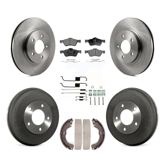 [Avant + Arrière] Kit de Disque et plaquette (céramique) de frein pour Ford Escape Mercury Mariner K8T-102391