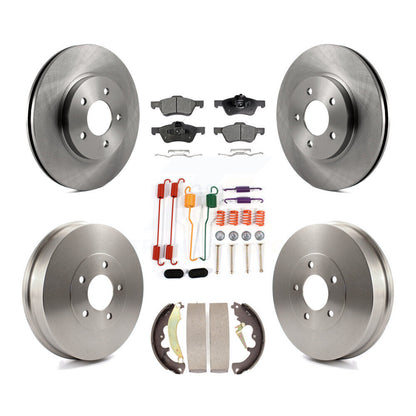 [Avant + Arrière] Kit de Disque et plaquette (céramique) de frein pour Ford Escape Mercury Mariner Mazda Tribute K8T-102392
