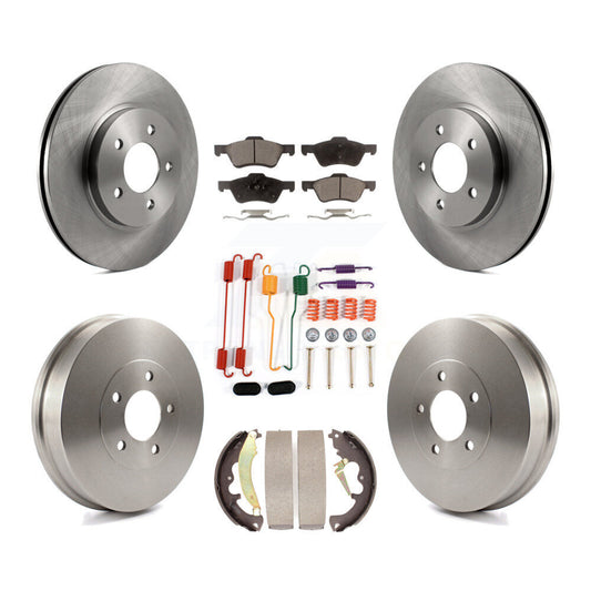 [Avant + Arrière] Kit de Disque et plaquette (céramique) de frein pour Ford Escape Mercury Mariner K8T-102393