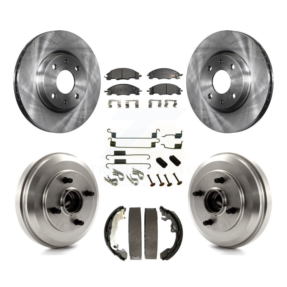 [Avant + Arrière] Kit de Disque et plaquette (céramique) de frein pour 2009-2011 Ford Focus K8T-102394