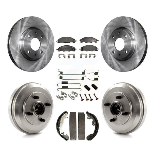 [Avant + Arrière] Kit de Disque et plaquette (céramique) de frein pour 2009-2011 Ford Focus K8T-102394