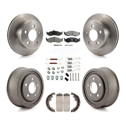 [Avant + Arrière] Kit de Disque et plaquette (céramique) de frein pour Jeep Wrangler TJ K8T-102411