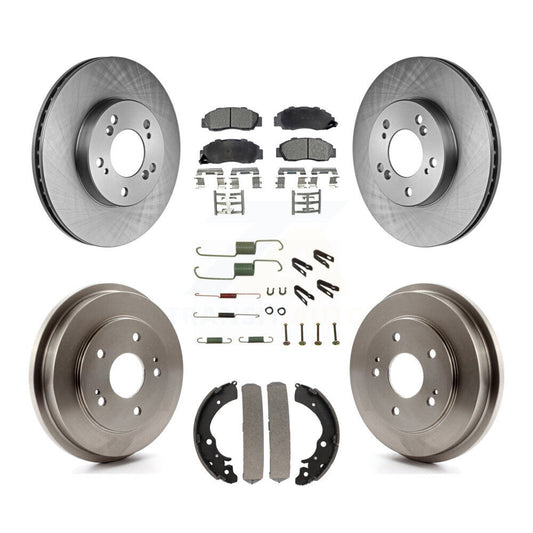 [Avant + Arrière] Kit de Disque et plaquette (céramique) de frein pour 1997-2001 Honda CR-V K8T-102422