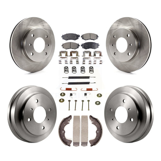 [Avant + Arrière] Kit de Disque et plaquette (céramique) de frein pour 2002-2006 Nissan Sentra 1.8L K8T-102428