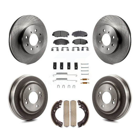 [Avant + Arrière] Kit de Disque et plaquette (céramique) de frein pour Honda Civic Acura EL K8T-102430