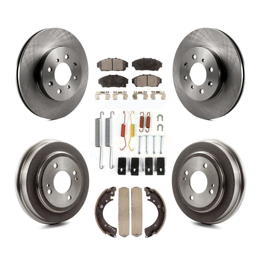 [Avant + Arrière] Kit de Disque et plaquette (céramique) de frein pour Honda Civic K8T-102431