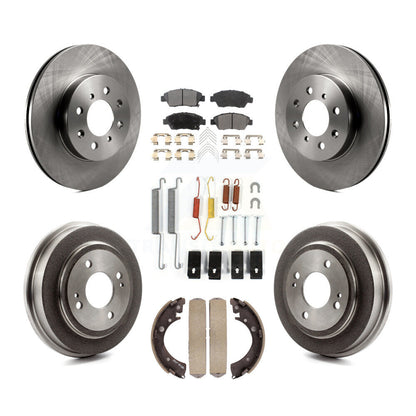 [Avant + Arrière] Kit de Disque et plaquette (céramique) de frein pour 2007-2008 Honda Fit K8T-102432