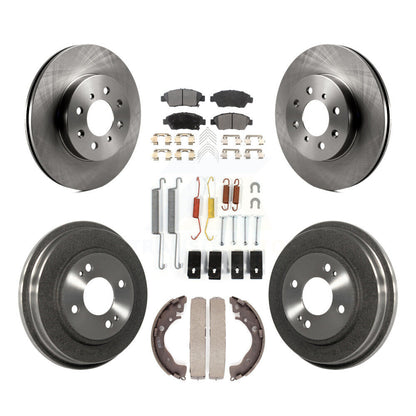 [Avant + Arrière] Kit de Disque et plaquette (céramique) de frein pour Honda Fit K8T-102435