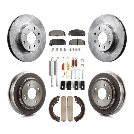 [Avant + Arrière] Kit de Disque et plaquette (céramique) de frein pour Honda Civic K8T-102438