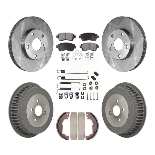 [Avant + Arrière] Kit de Disque et plaquette (céramique) de frein pour 1998-2003 Toyota Sienna K8T-102442