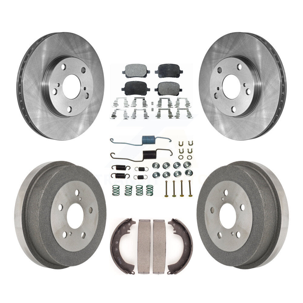[Avant + Arrière] Kit de Disque et plaquette (céramique) de frein pour 1999-2001 Toyota Solara 2.2L K8T-102444