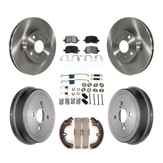[Avant + Arrière] Kit de Disque et plaquette (céramique) de frein pour Toyota Corolla K8T-102450