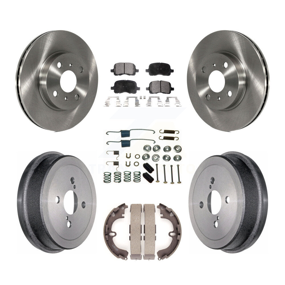 [Avant + Arrière] Kit de Disque et plaquette (céramique) de frein pour Toyota Corolla Chevrolet Prizm K8T-102451