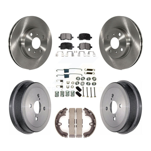 [Avant + Arrière] Kit de Disque et plaquette (céramique) de frein pour Toyota Corolla Chevrolet Prizm K8T-102451