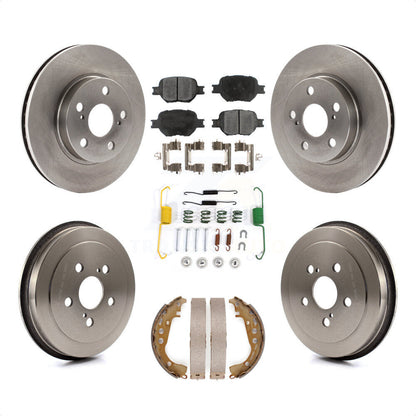 [Avant + Arrière] Kit de Disque et plaquette (céramique) de frein pour 2001 Toyota Celica GT K8T-102453 par Transit Auto