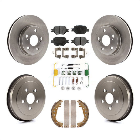 [Avant + Arrière] Kit de Disque et plaquette (céramique) de frein pour 2001 Toyota Celica GT K8T-102453 par Transit Auto