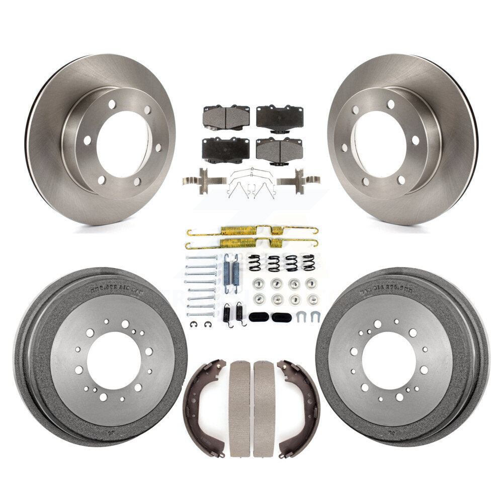[Avant + Arrière] Kit de Disque et plaquette (céramique) de frein pour 1995-1998 Toyota Tacoma 4WD K8T-102455