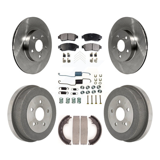 [Avant + Arrière] Kit de Disque et plaquette (céramique) de frein pour 1996-2000 Toyota RAV4 K8T-102457