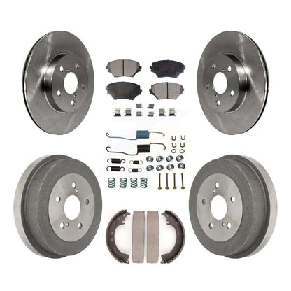 [Avant + Arrière] Kit de Disque et plaquette (céramique) de frein pour 2001-2002 Toyota RAV4 BATTERY EV (EV BEV) engine K8T-102458