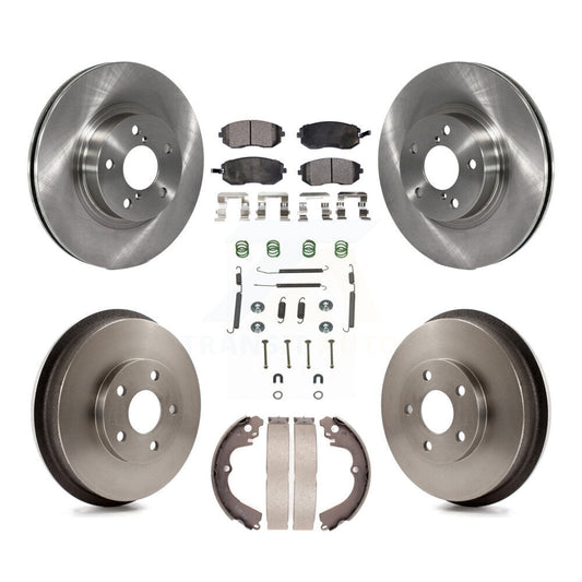 [Avant + Arrière] Kit de Disque et plaquette (céramique) de frein pour 2002-2003 Subaru Impreza Outback RS TS K8T-102461