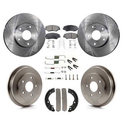 [Avant + Arrière] Kit de Disque et plaquette (céramique) de frein pour Honda Accord Fit K8T-102464