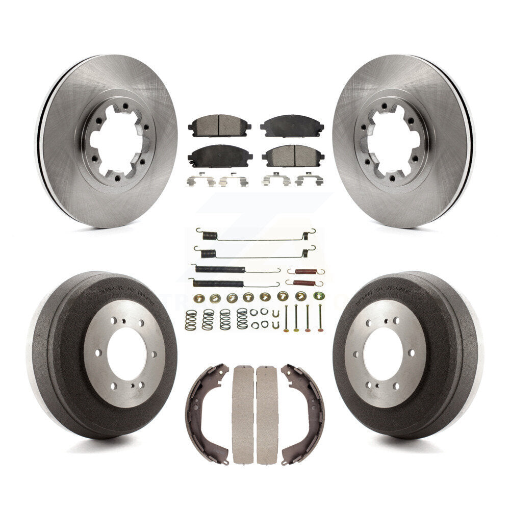 [Avant + Arrière] Kit de Disque et plaquette (céramique) de frein pour Nissan Pathfinder INFINITI QX4 K8T-102467